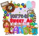 You're as sweet as candy friendship