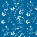 Flowers on Dark Blue