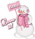Belle <Love It Snowman>