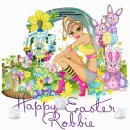 happy easter bunnys/girl/Robbie