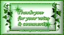 Thank you for voting & commenting - ty