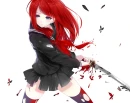 anime girl with sword