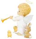 angel and friends