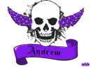 andrew purple skull