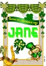 Jane -Happy St. Patrick's Day
