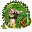 kiss me I'm Irish/Luck girl