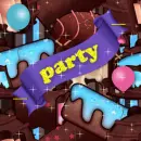 Party Candy seamless background