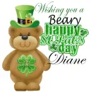 Beary Happy St. Pats Day - Diane
