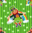 Leprechaun seamless background