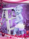 cute baby with heart