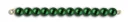 green pearls divider
