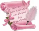 Beautiful and blessed day