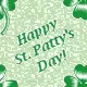 Happy Saint Patricks day Seamless background