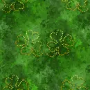 Shiny shamrocks (seamless)