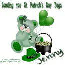 Jenny - St. Patricks Day Hugs - Bear