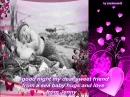 good night love and hugs- from jenny