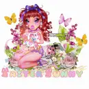 Lady with bunny/Easter bunny