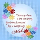 Mel - Springtime Message - Flowers