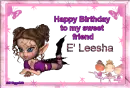 Happy Birthday - E'Leesha