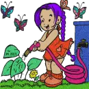 Girl With Hose