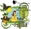 Loraine - Friends are the flowers that bloom in life's garden