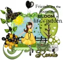 Rennie - Friends are the flowers the bloom in life's garden