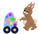 Mama Bunny with baby