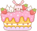 Cute Bunny in Cake