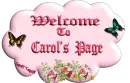 Welcome To Carols's Page