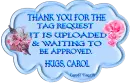 Thank you for the tag request