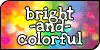 bright and colourful