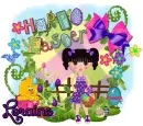 Loraine - Happy Easter girl egg hunting