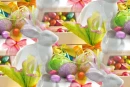Easter seamless background 