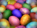 Easter Eggs seamless background