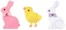 Easter Felt seemless background