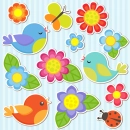 Spring seamless background