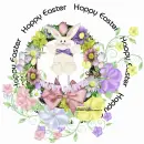 Happy easter rabbit/easter