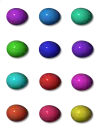 Easter Eggs  background
