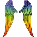 Rainbow Angel Wings