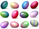 Easter Eggs seamless background