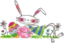 Easter Bunny relaxing