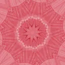 Kaleidoscope Pattern Coral Pink