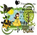 Raha - Friends are the flowers that bloom in life's garden