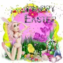 Happy Easter/bunny girl