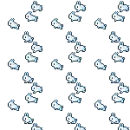 Hopping bunnies animated background