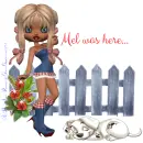 Mel - Dog - Flowers