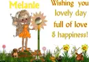 Melanie -Wishing you...