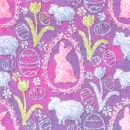 Easter glittery Bunny(seamless)