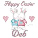 Easter bunnies - Deb