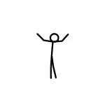 Stick Figure Trying to fly